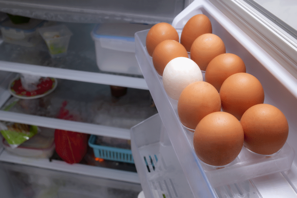 Eggs in the fridge