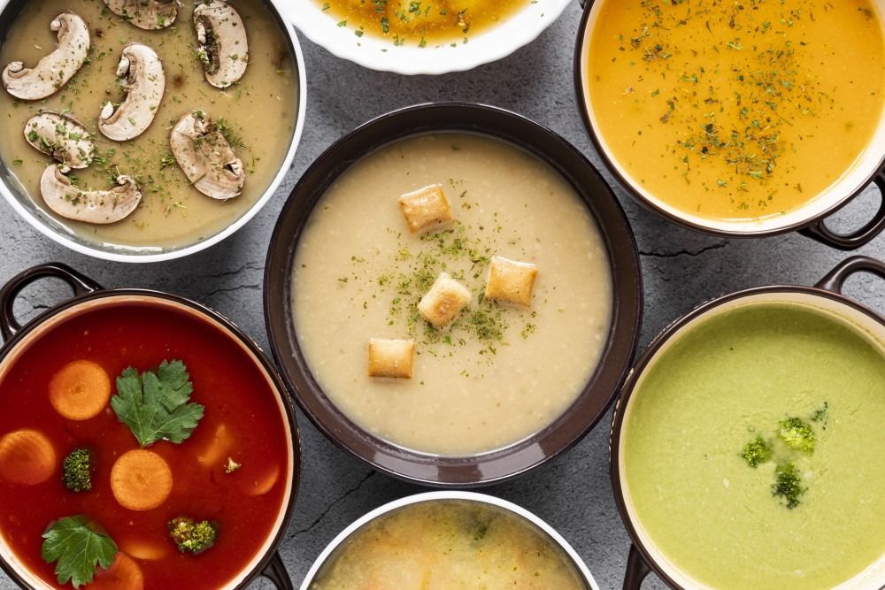 Variety Of Soups